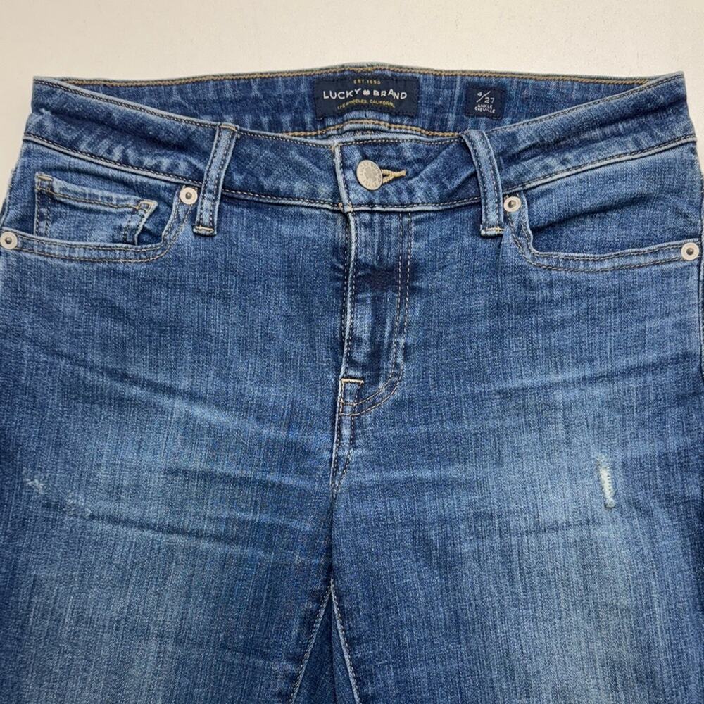 LUCKY BRAND Women’s 4 Skinny Ankle Blue Jeans